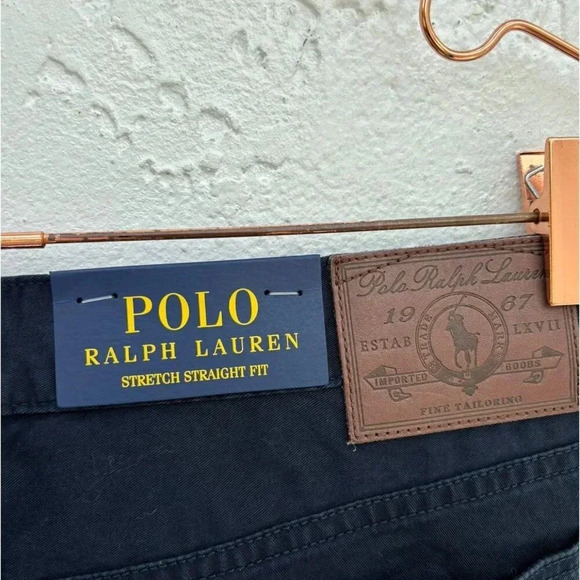 Polo Ralph Lauren Mens Straight Fit and Stretch Classic Pants Navy Size 33x32 - Picture 7 of 14